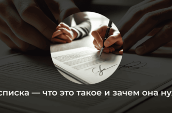 Расписка - что это такое и зачем она нужна