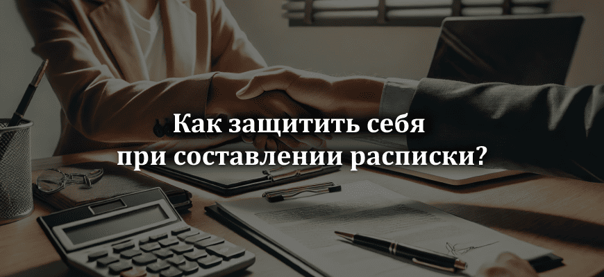 Расписка - что это такое и зачем она нужна