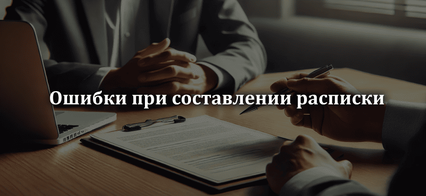 Расписка - что это такое и зачем она нужна